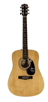 Alan Jackson Signed Fender Acoustic Guitar